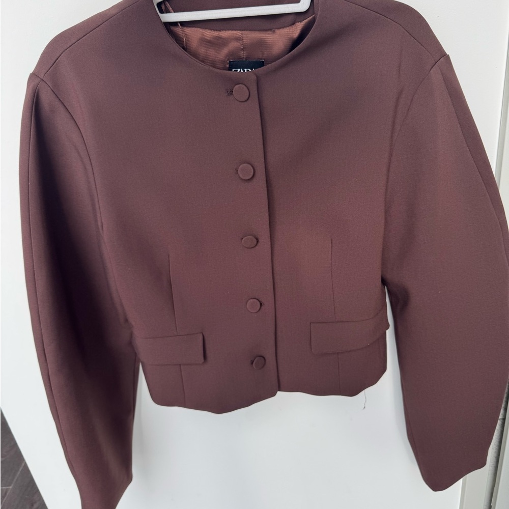 Zara Dark Brown Women's Jacket